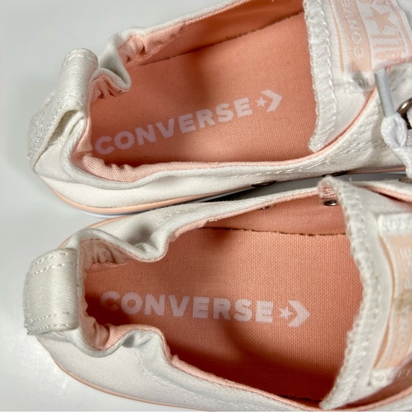Converse All Star Shoreline Cinch Back White Blush Pink Shoes Sneakers Women’s 8 - Picture 14 of 16